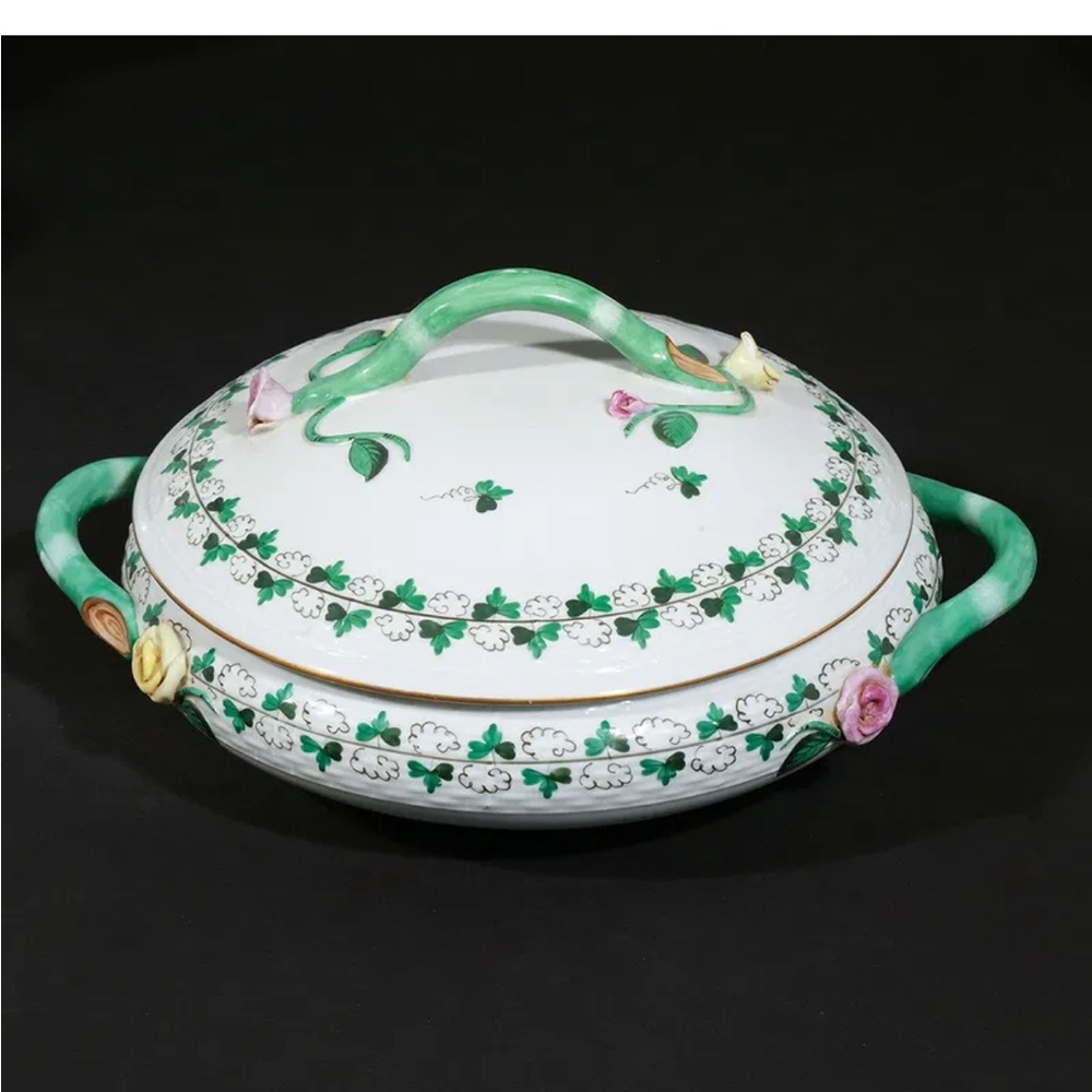 Herend Hungary Persil (Parsley) Porcelain Tureen